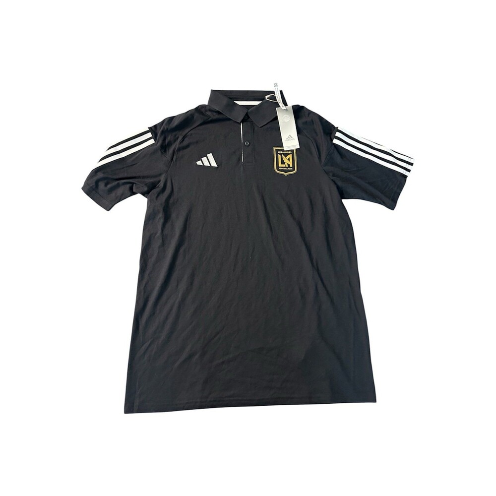 LAFC Men’s Adidas Black Polo Size M